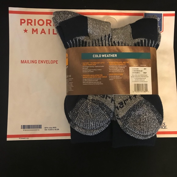 /SOLD/Carhartt Sock 4 Pack Cold Weather Wool Blend - Picture 3 of 7